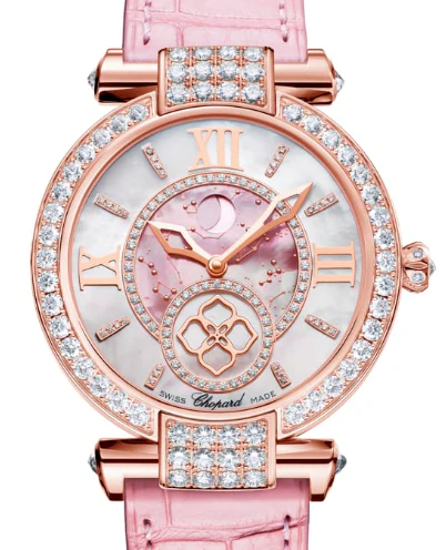 Chopard Imperiale Moonphase Ethical 18K Rose Gold & Diamonds Ladies Watch - Image 2