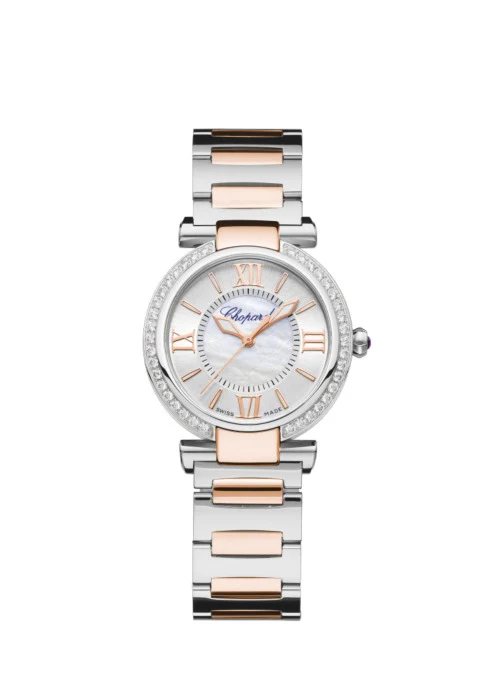 Chopard Imperiale Stainless Steel & Ethical Rose Gold & Diamond Ladies Watch