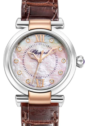 Chopard Imperiale Stainless Steel & Ethical Rose Gold & Diamonds Ladies Watch - Image 2
