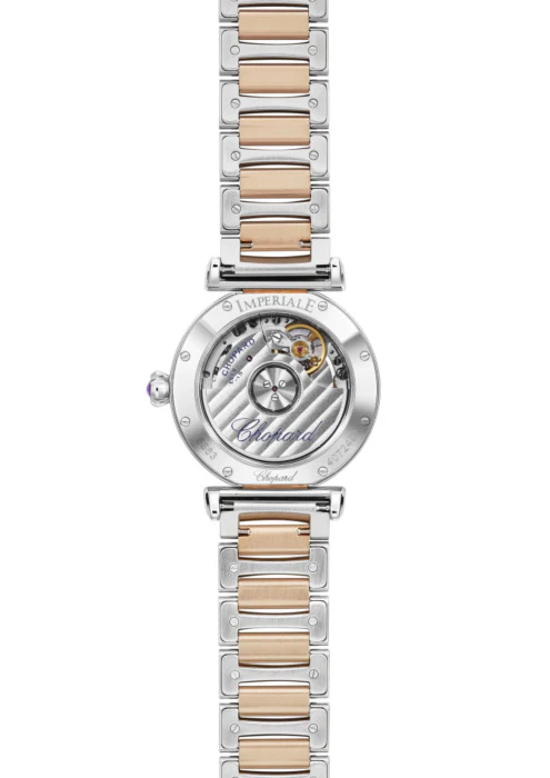 Chopard Imperiale Stainless Steel & Ethical Rose Gold & Diamonds Ladies Watch - Image 3