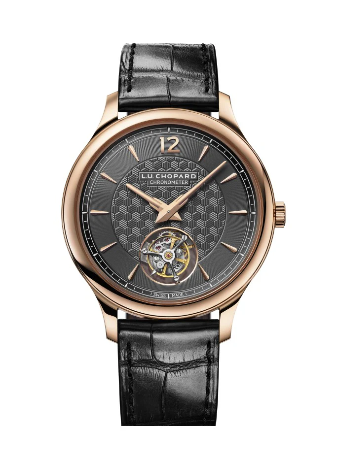 Chopard L.U.C Flying Twin Tourbillon 18K Rose Gold Men's Watch - Image 2