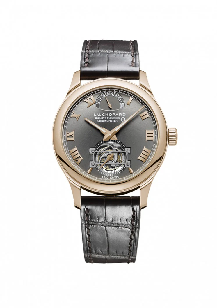 Chopard L.U.C Tourbillon 18K Rose Gold Men's Watch - Image 2