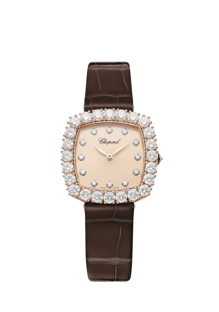 Chopard L’Heure Du Diamant 18K Rose Gold & Diamonds Ladies Watch - Image 2