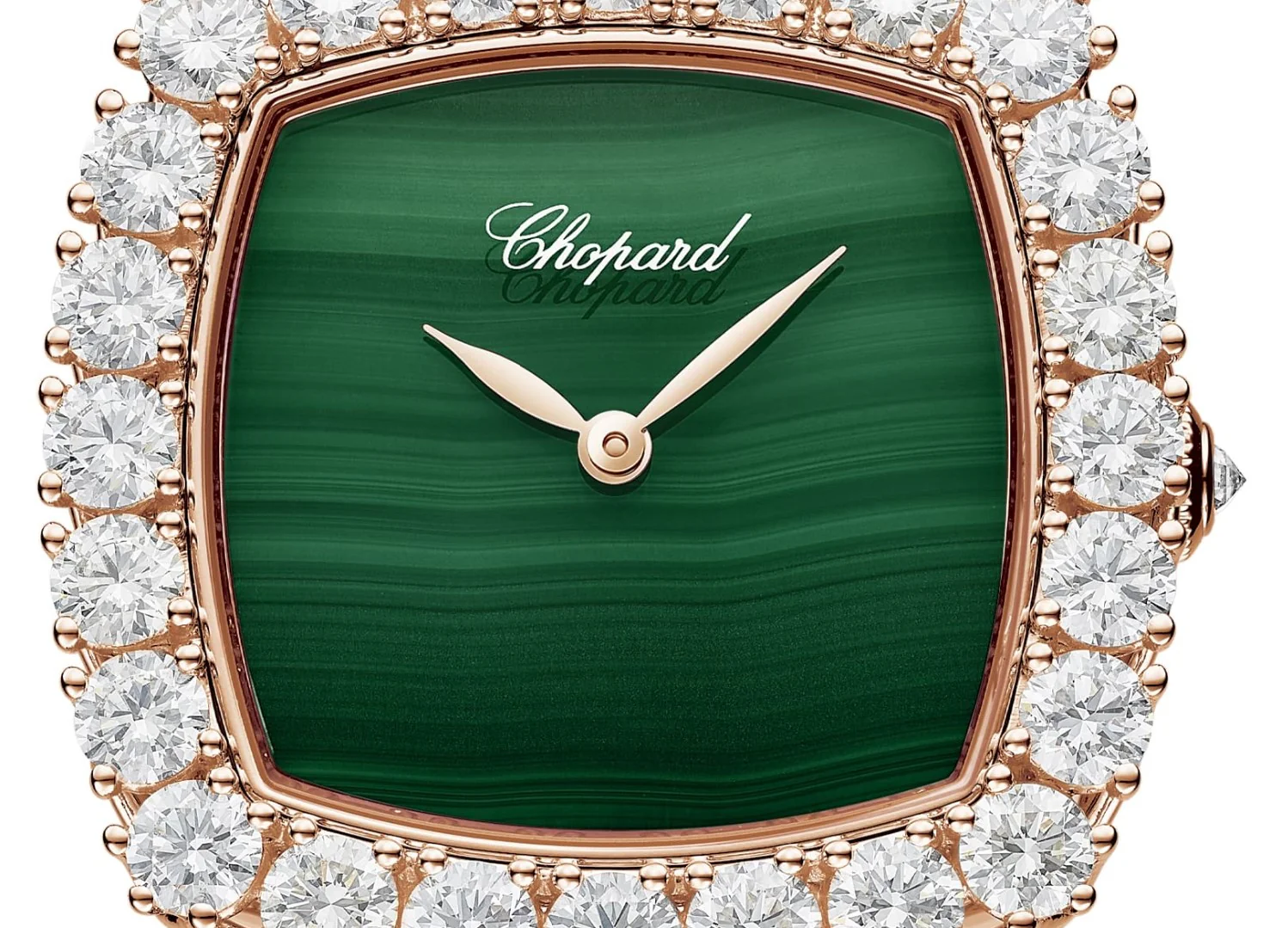 Chopard L’Heure Du Diamant 18K Rose Gold & Diamonds Ladies Watch - Image 3