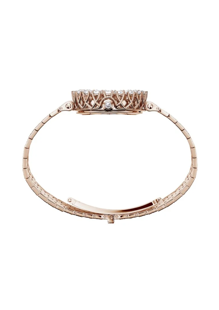 Chopard L’Heure Du Diamant 18K Rose Gold & Diamonds Ladies Watch - Image 5