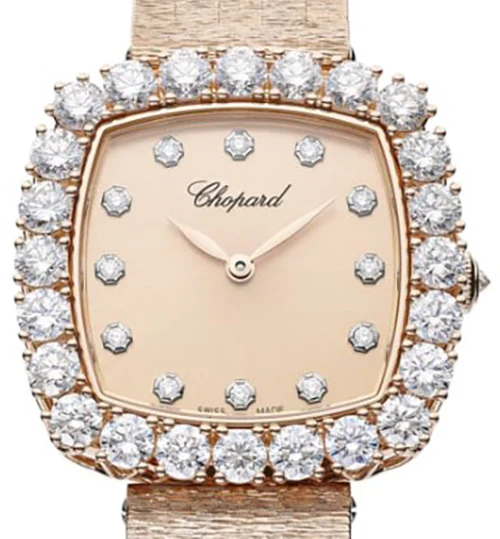 Chopard L’Heure Du Diamant 18K Rose Gold & Diamonds Ladies Watch