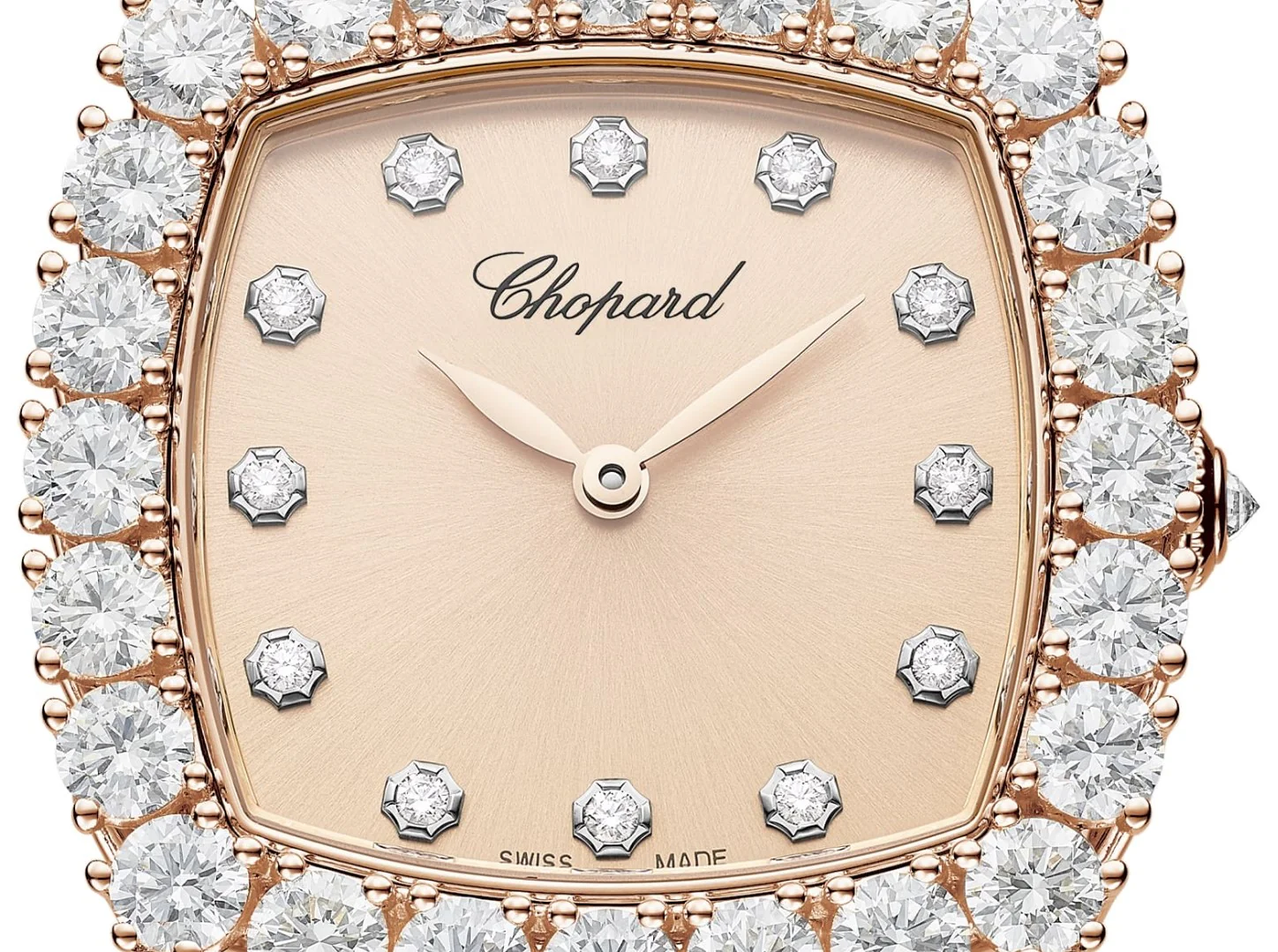Chopard L’Heure Du Diamant 18K Rose Gold & Diamonds Ladies Watch - Image 2