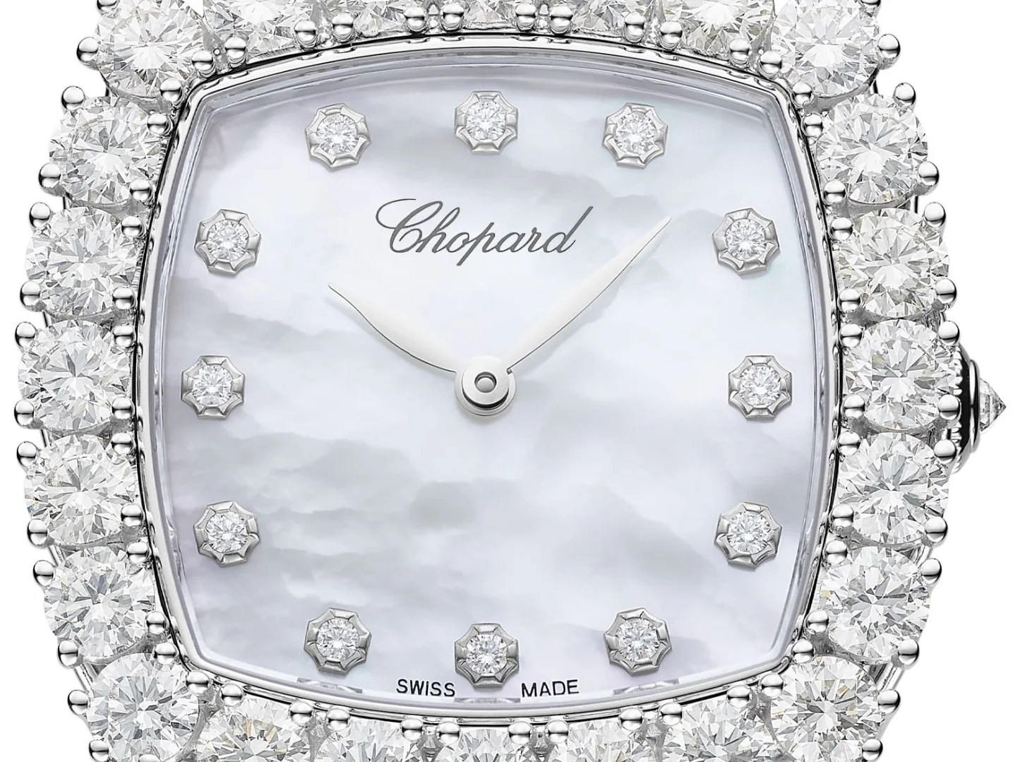 Chopard L’Heure Du Diamant 18K White Gold & Diamonds Ladies Watch - Image 2