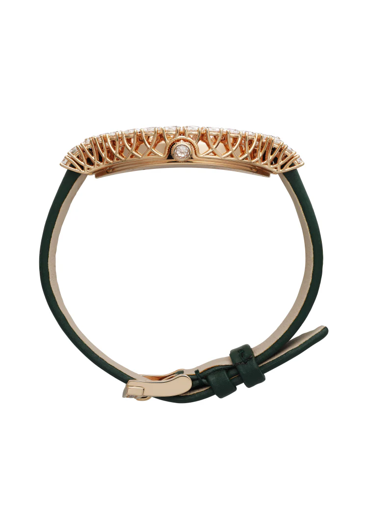 Chopard L’Heure Du Diamant Oval 18K Rose Gold & Diamonds Ladies Watch - Image 4