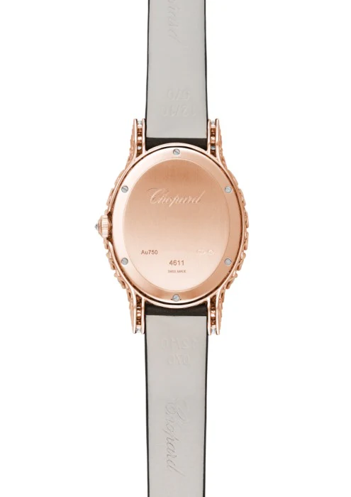 Chopard L’Heure Du Diamant Small Oval 18K Rose Gold & Diamonds Ladies Watch - Image 3