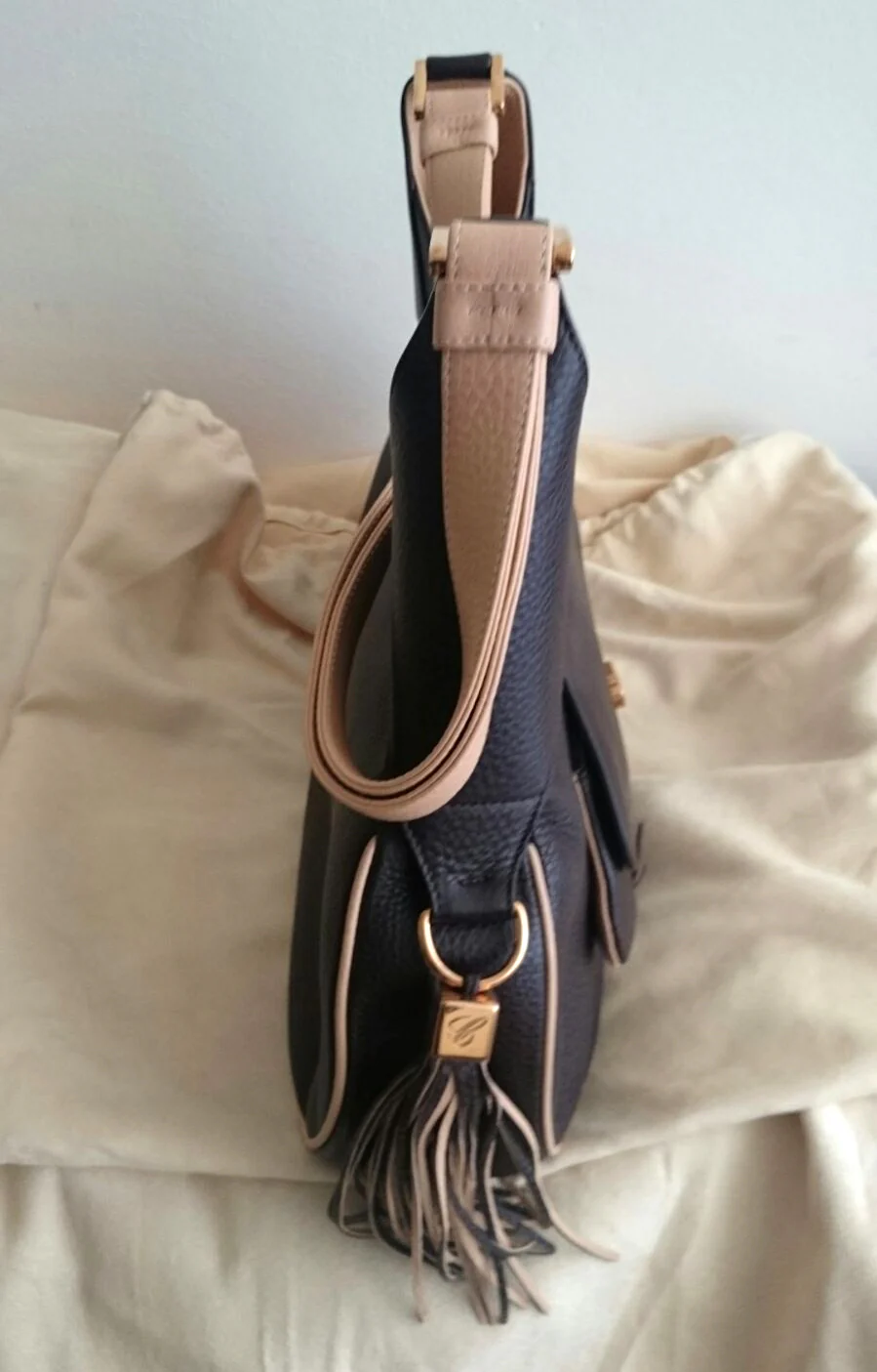Chopard Madrid Brown / Camel Colored Calfskin Leather Bag - Image 5