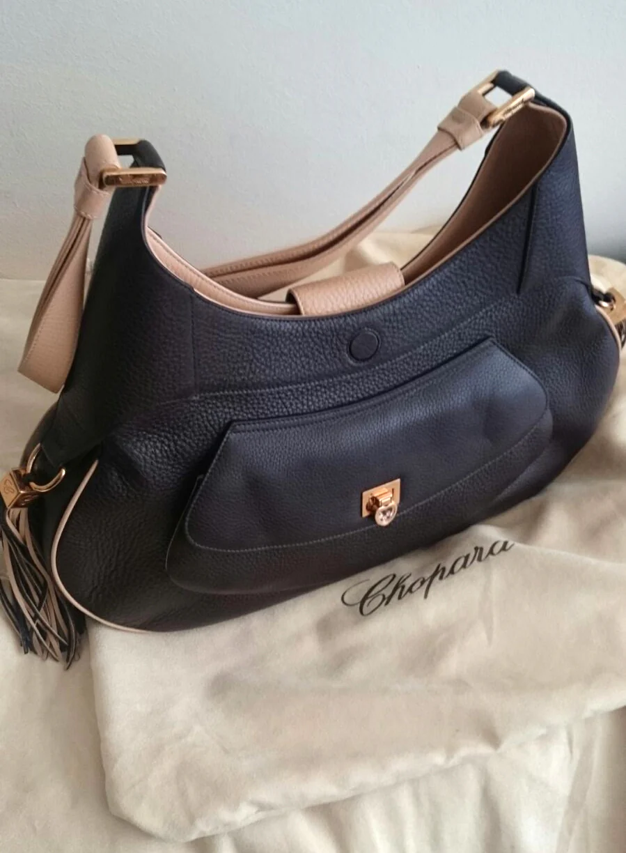 Chopard Madrid Brown / Camel Colored Calfskin Leather Bag - Image 7