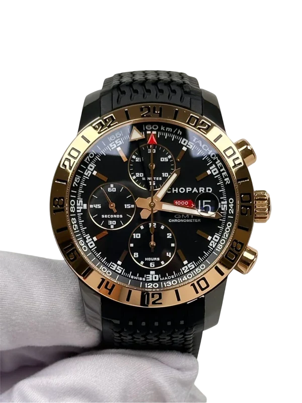 Chopard Mille Miglia GMT Chrono 18K Yellow Gold & Stainless Steel Men's Watch