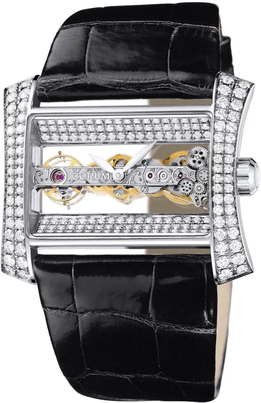 Corum 18K White Gold & Diamonds Lady's Watch