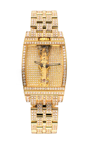 Corum Golden Bridge 18K Yellow Gold & Diamonds Men's Watch