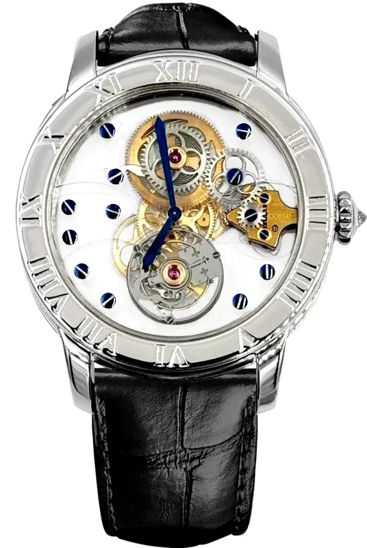 Corum Saphir Tourbillon Platinum Men's Watch
