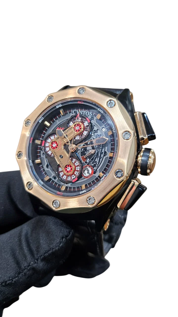 Cvstos Chronograph PVD Titanium & 18K Rose Gold Men's Watch - Image 2