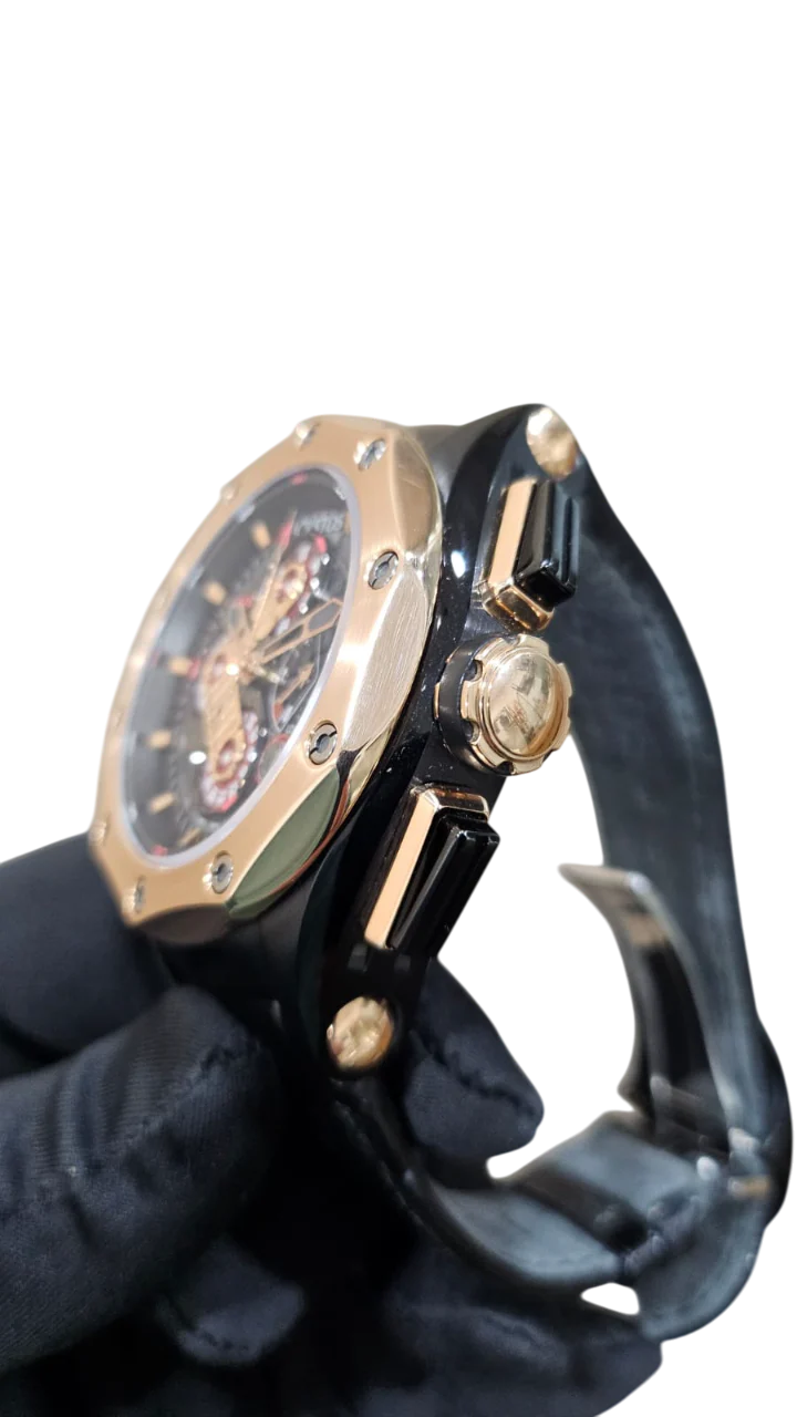 Cvstos Chronograph PVD Titanium & 18K Rose Gold Men's Watch - Image 3