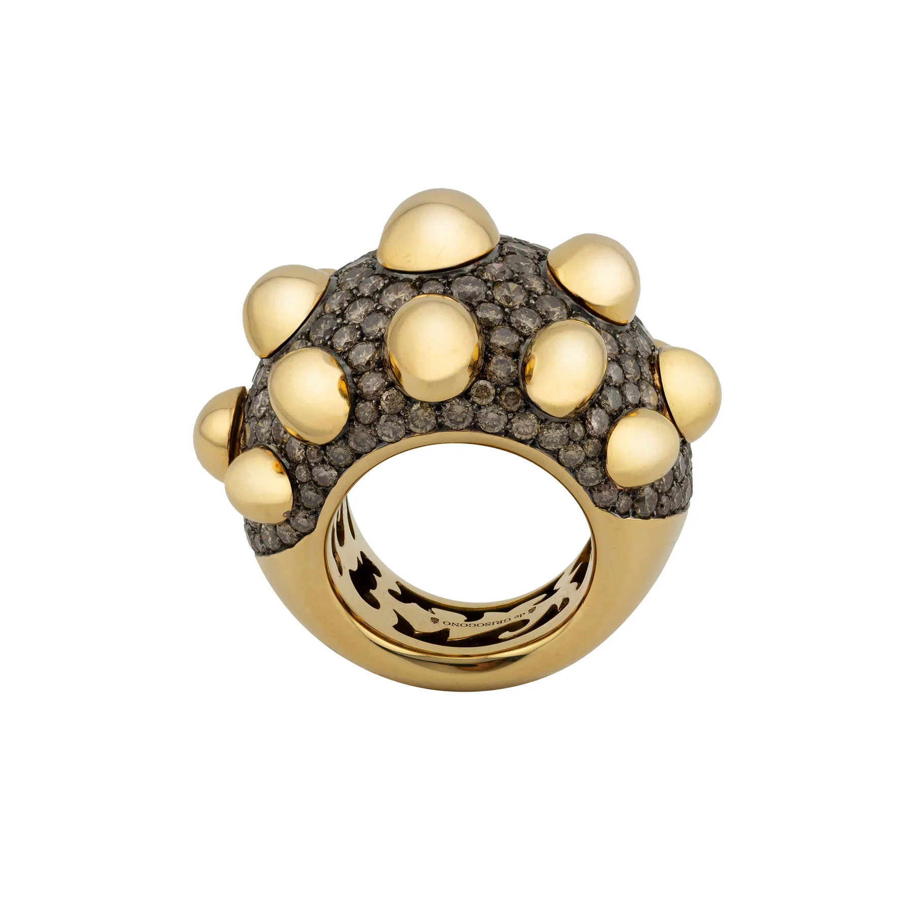 De Grisogono 18K Yellow Gold Diamond Lady's Ring