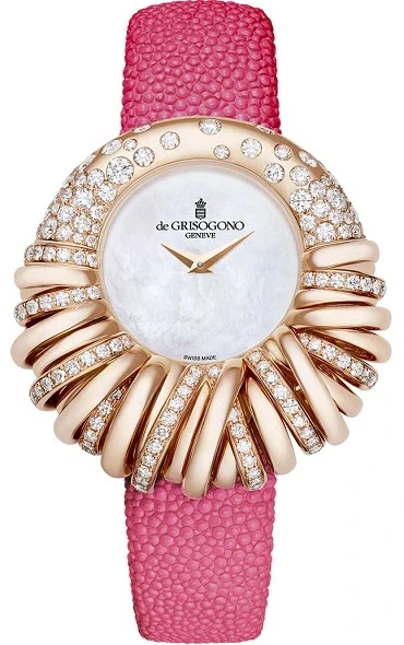 De grisogono Allegra 18K Rose Gold & Diamonds Lady's Watch