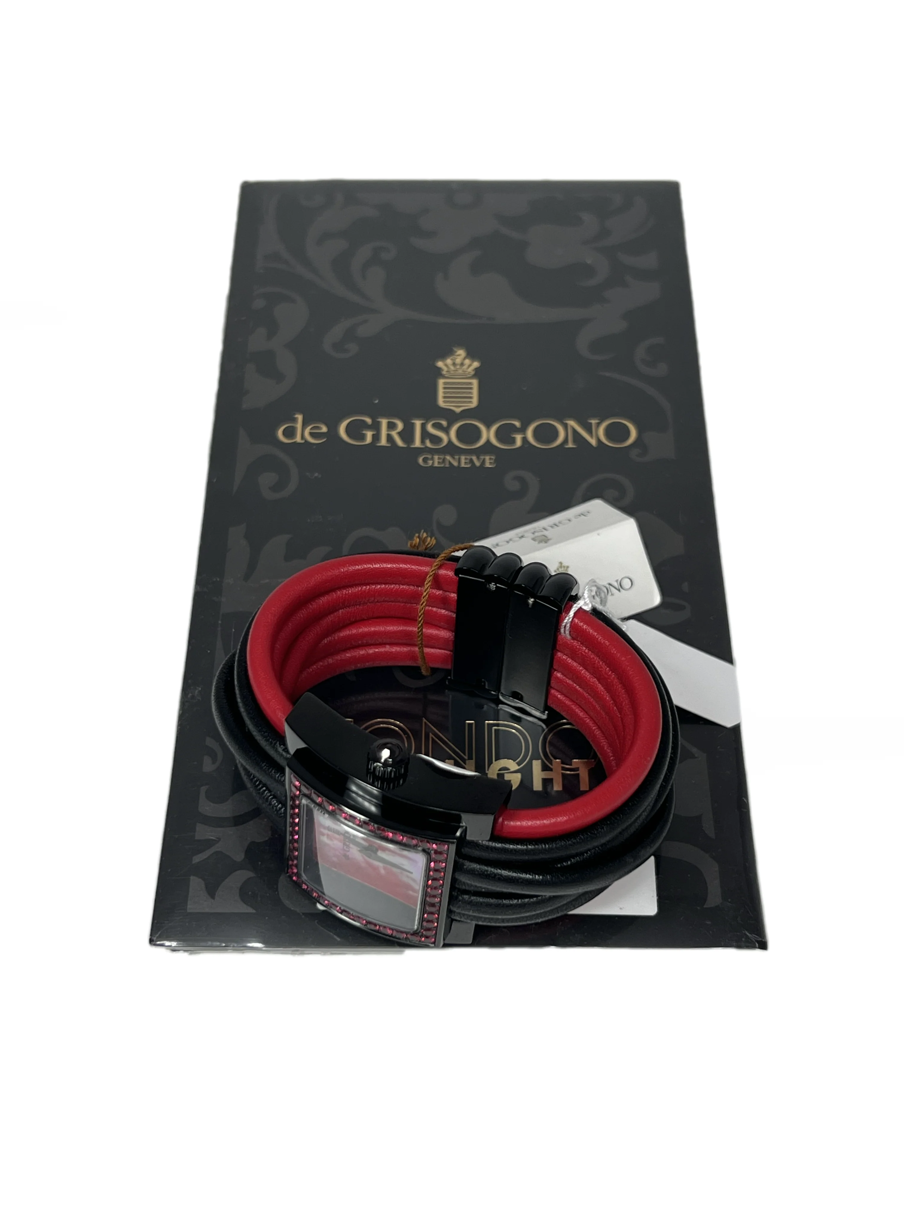 De Grisogono Allegra Acier Black PVD Coated Steel with Spinels Lady's Watch - Image 6