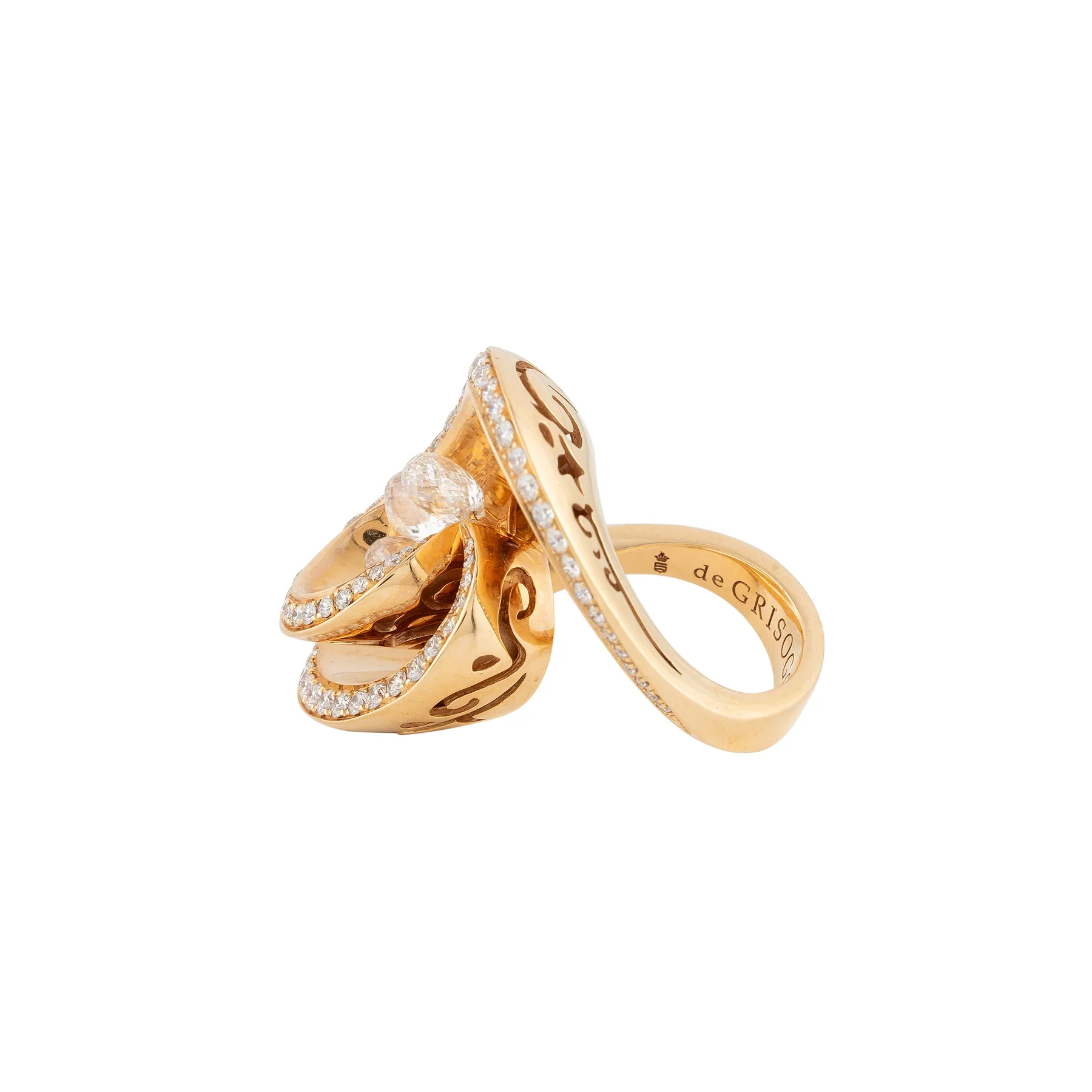 De Grisogono Chiocciolina Diamond Gold Lady's Ring - Image 5