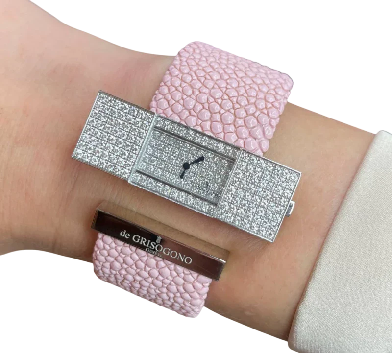 De grisogono Instrumentino 18K White Gold & Diamonds Lady's Watch - Image 3