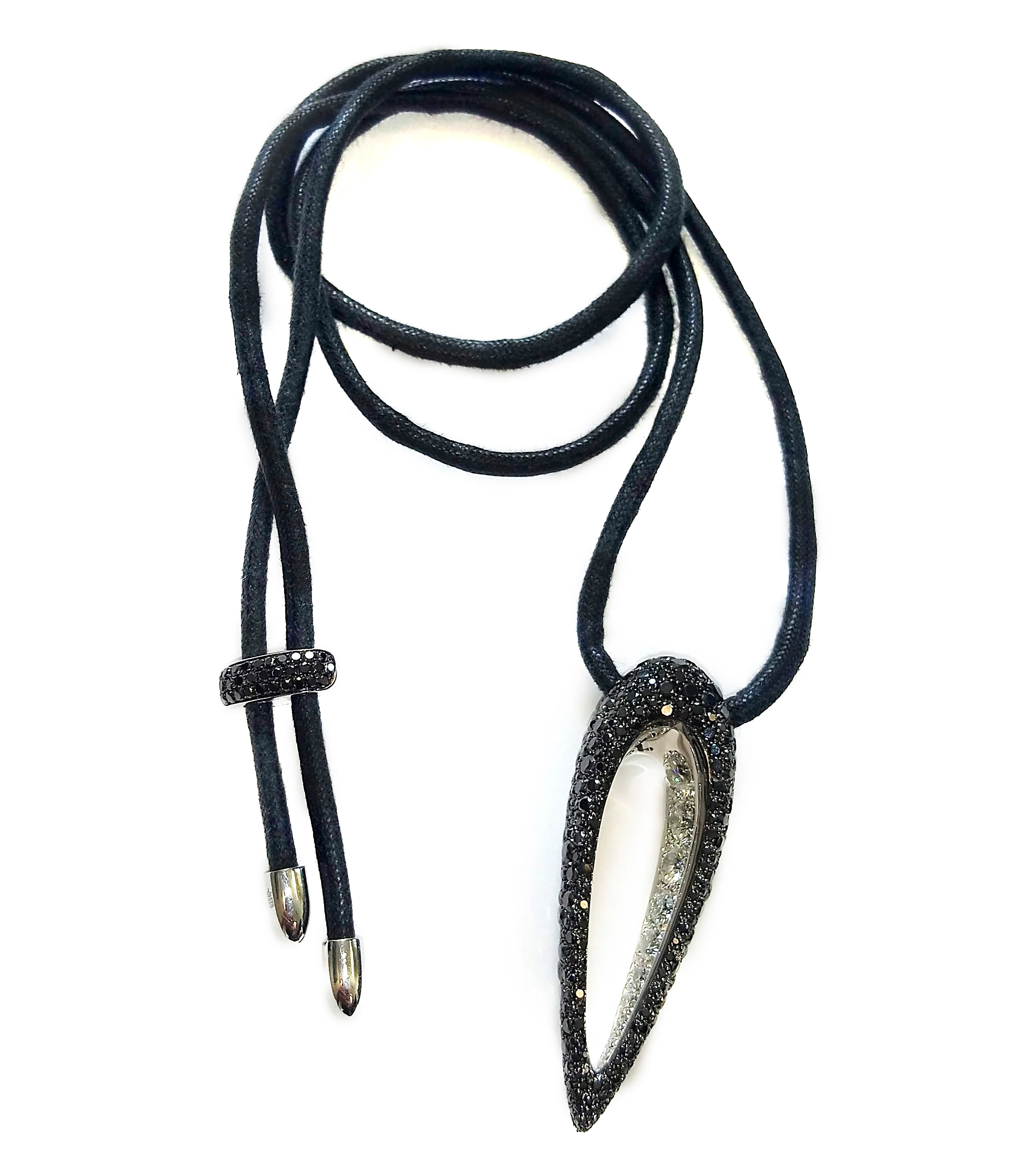 De Grisogono Polina Pendant With Blackened Gold And Diamonds - Image 3