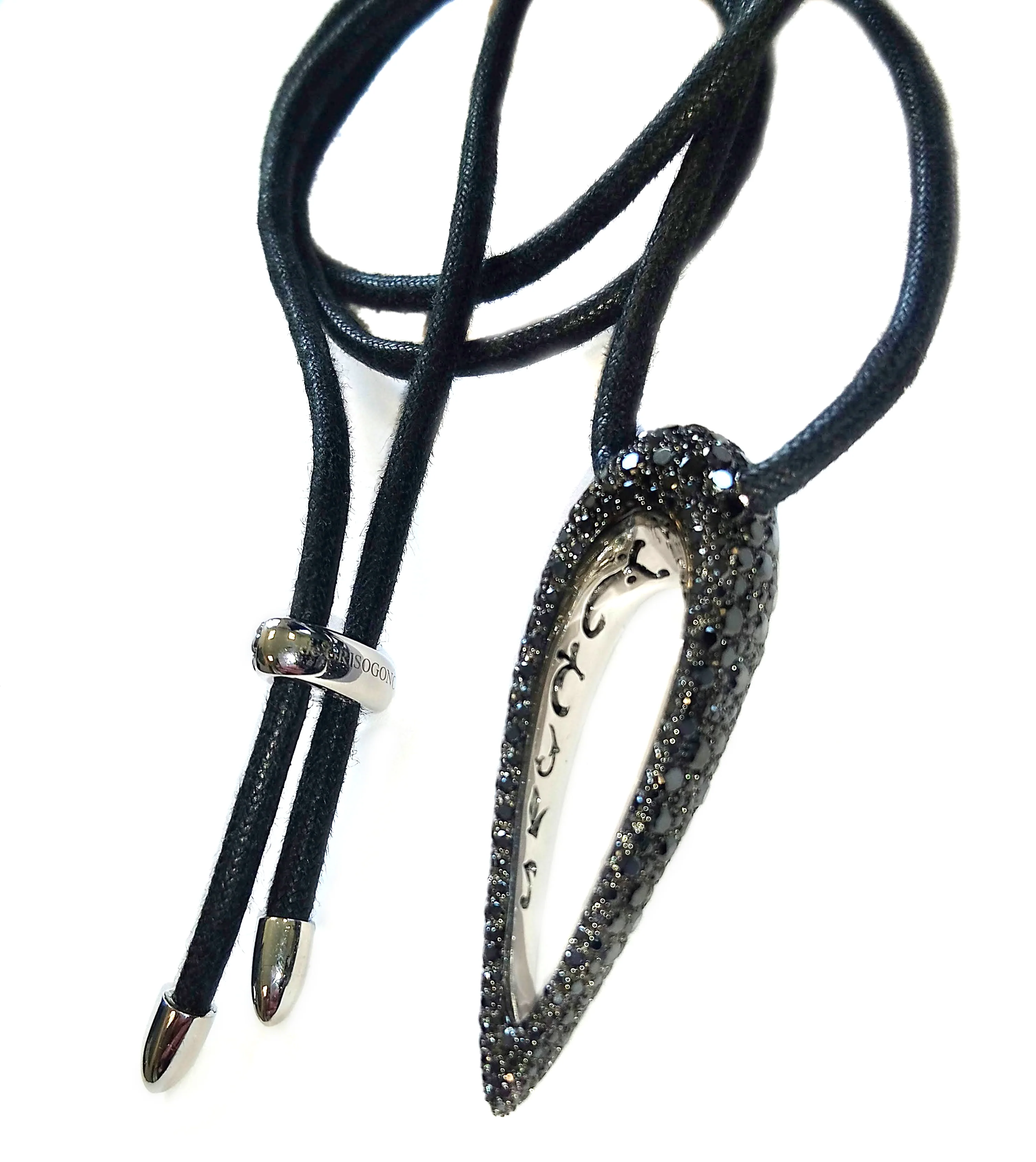 De Grisogono Polina Pendant With Blackened Gold And Diamonds - Image 4