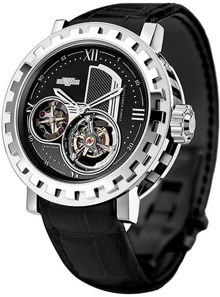DeWitt Academia Tourbillon Force Constante Mecanica 18K White Gold Men's Watch