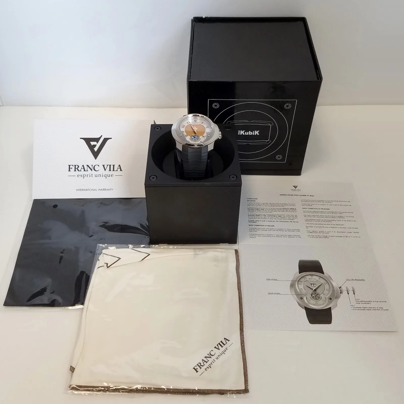 Franc Vila Automatic Classic Stainless Steel Men's Watch - Image 13
