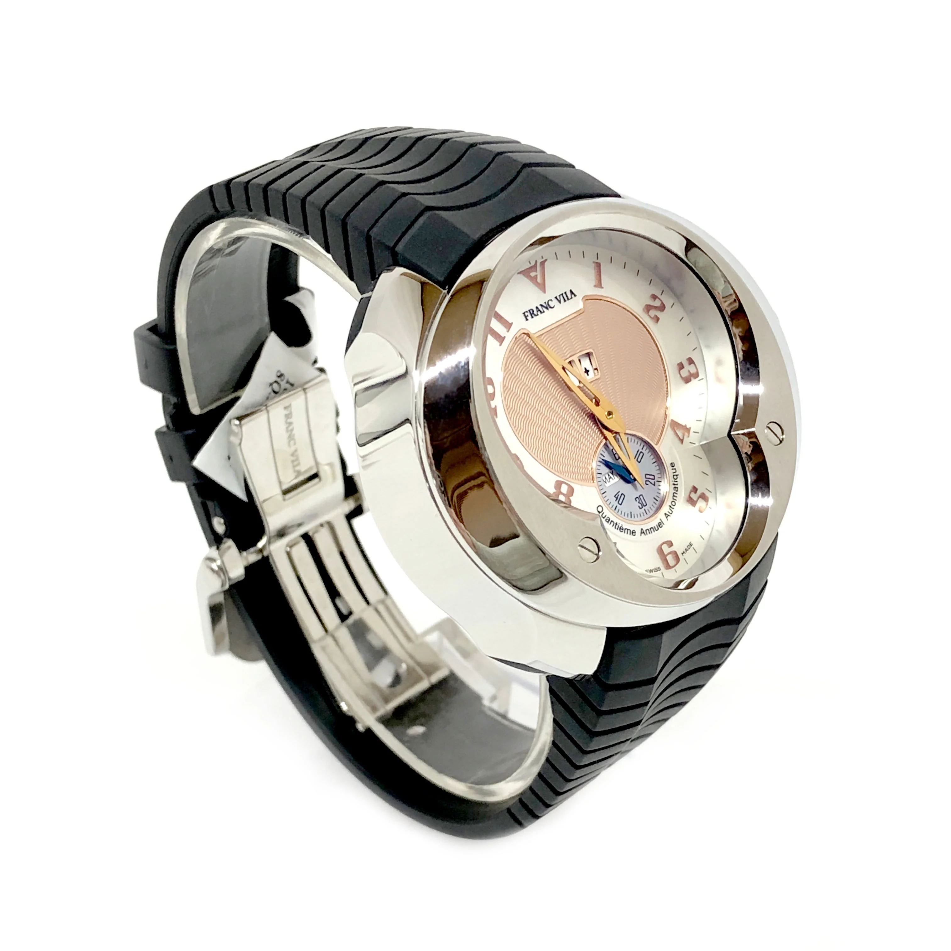 Franc Vila Automatic Classic Stainless Steel Men's Watch - Image 3