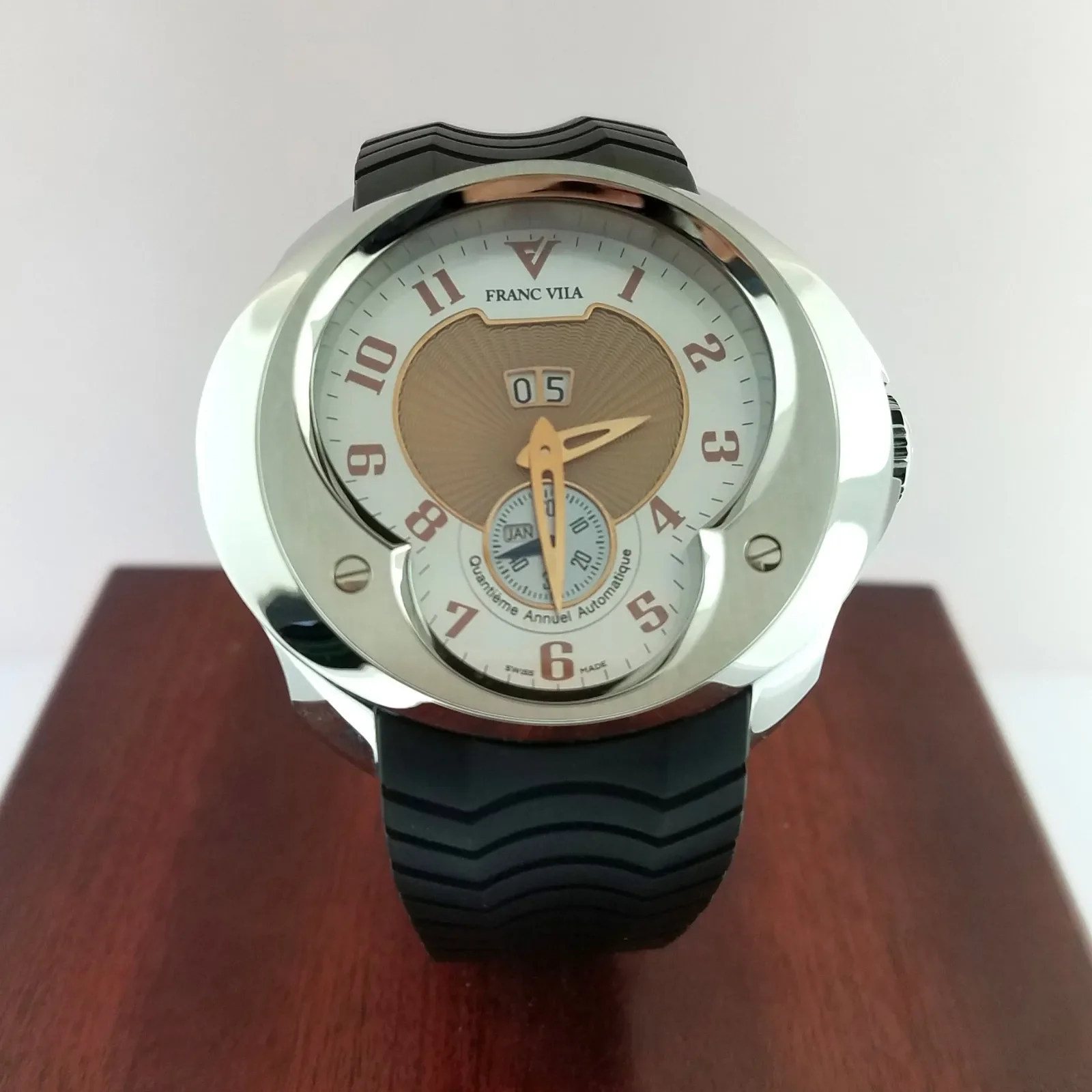 Franc Vila Automatic Classic Stainless Steel Men's Watch - Image 4