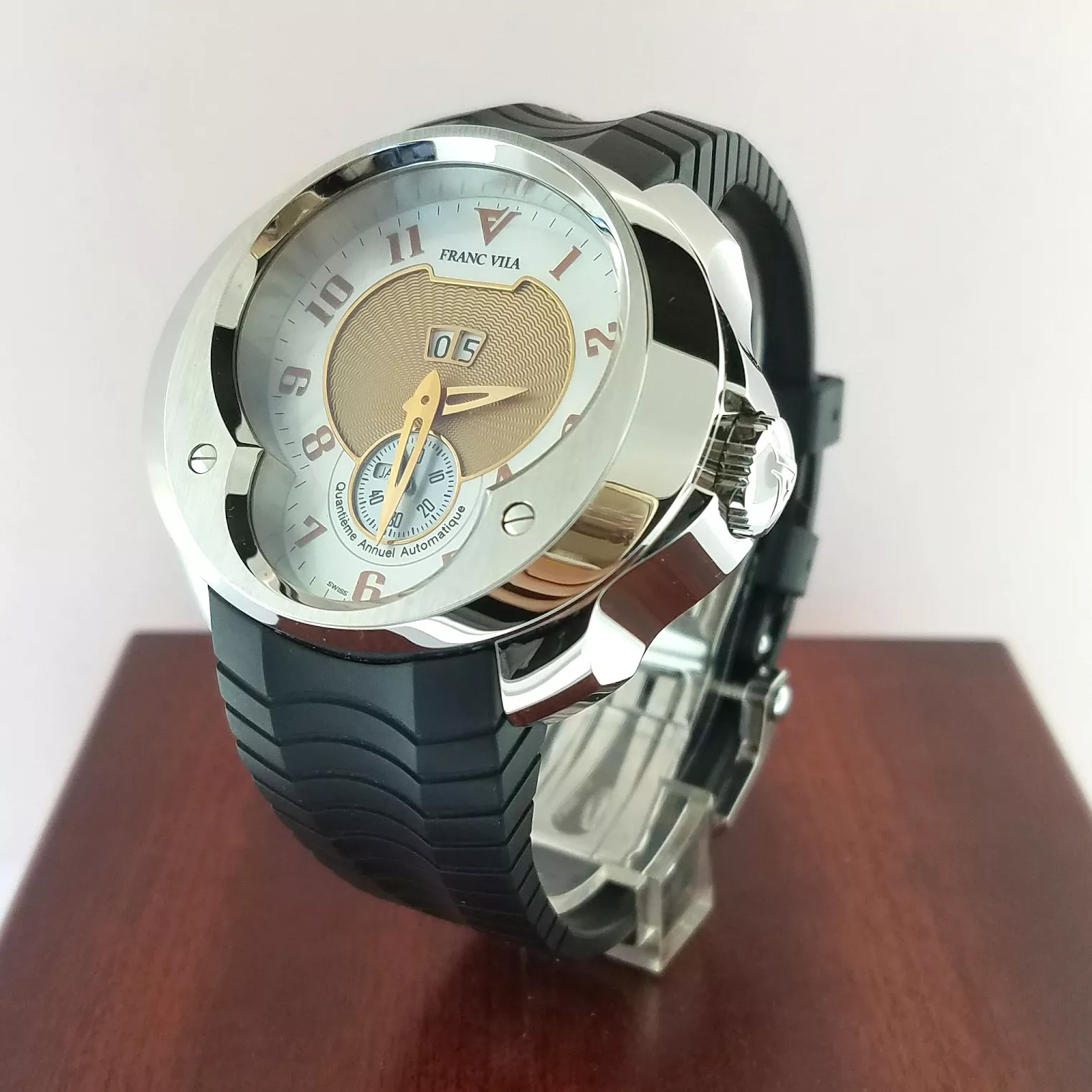 Franc Vila Automatic Classic Stainless Steel Men's Watch - Image 5