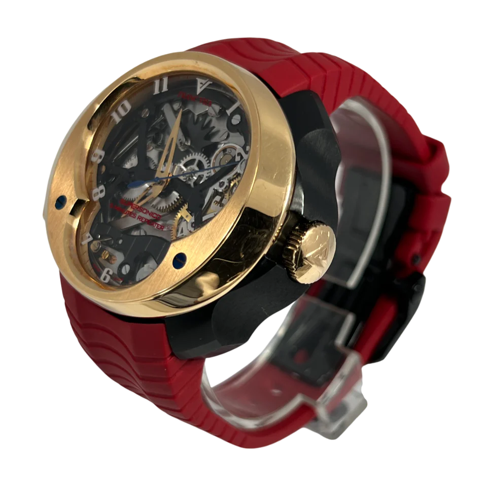 Franc Vila Cobra Super Sonico 5 Minutes Repeater 18K Rose Gold & PVD Titanium Men's Watch - Image 3