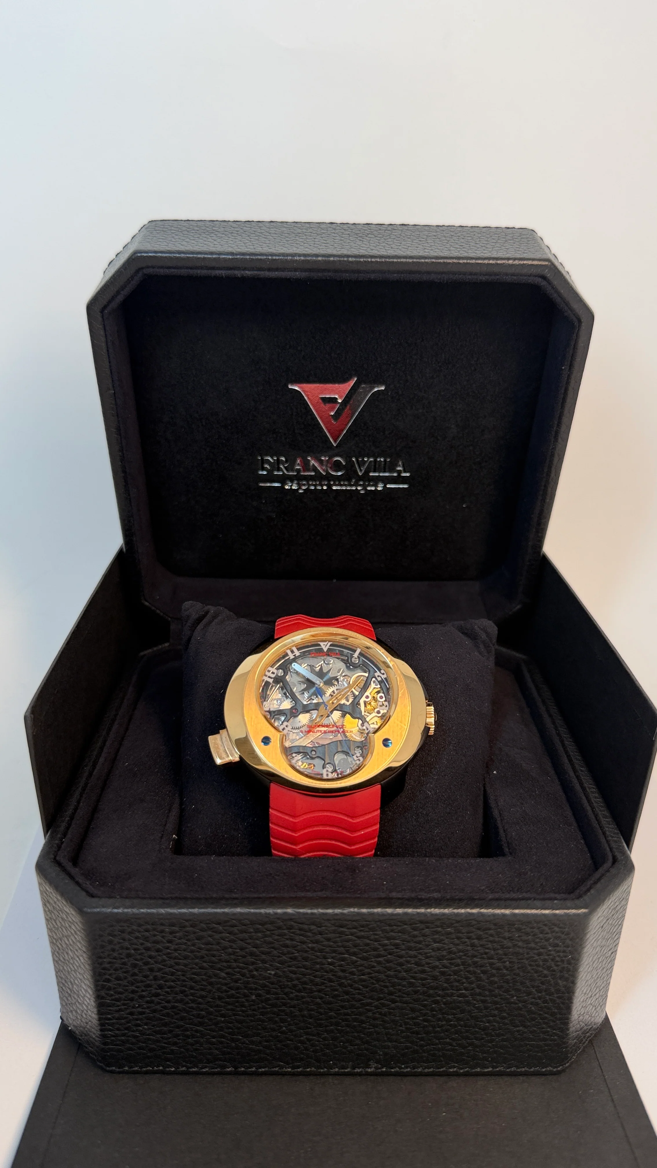 Franc Vila Cobra Super Sonico 5 Minutes Repeater 18K Rose Gold & PVD Titanium Men's Watch - Image 5