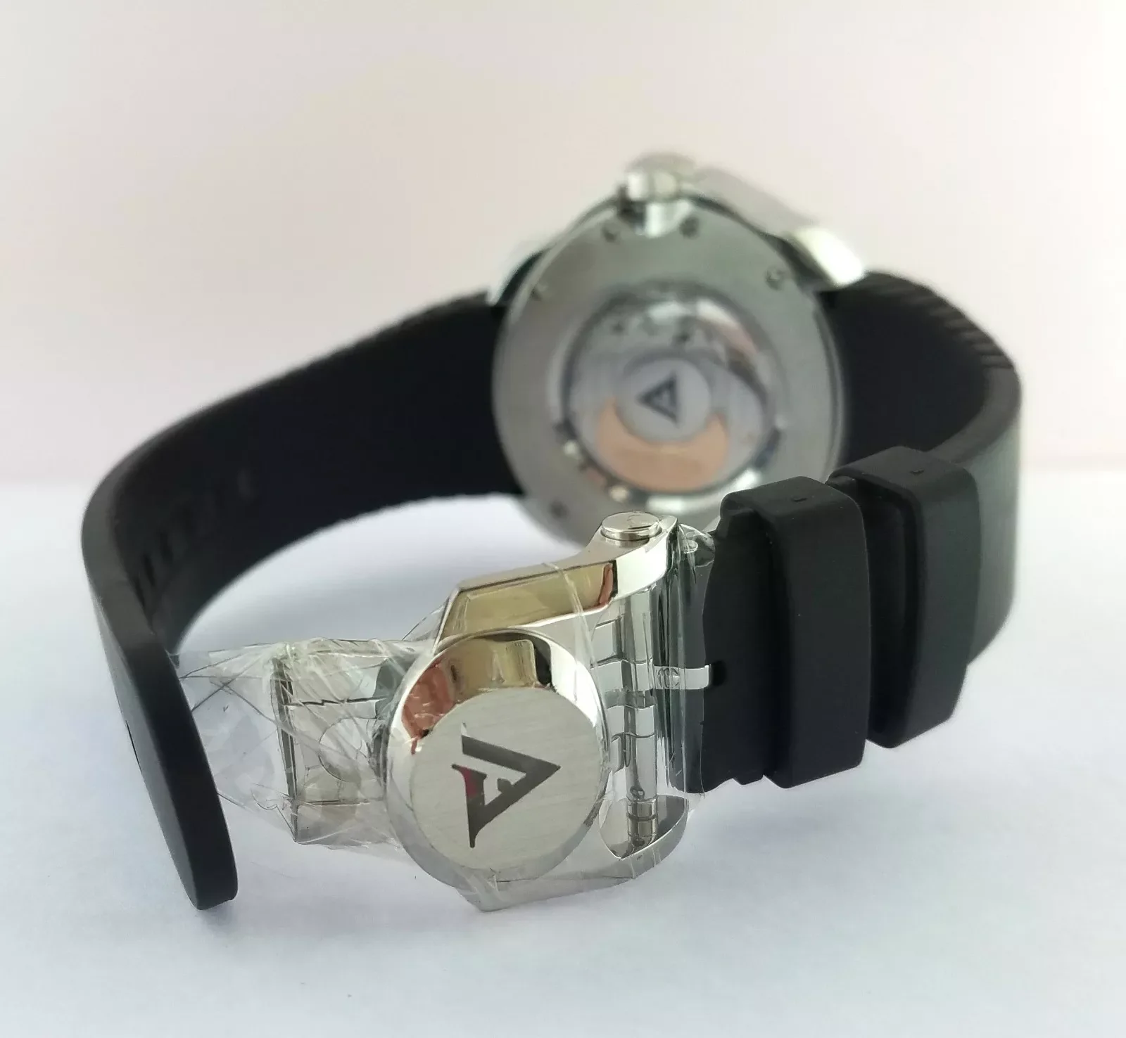 Franc Vila Esprit Unique Stainless Steel Rubber Men's Watch - Image 10