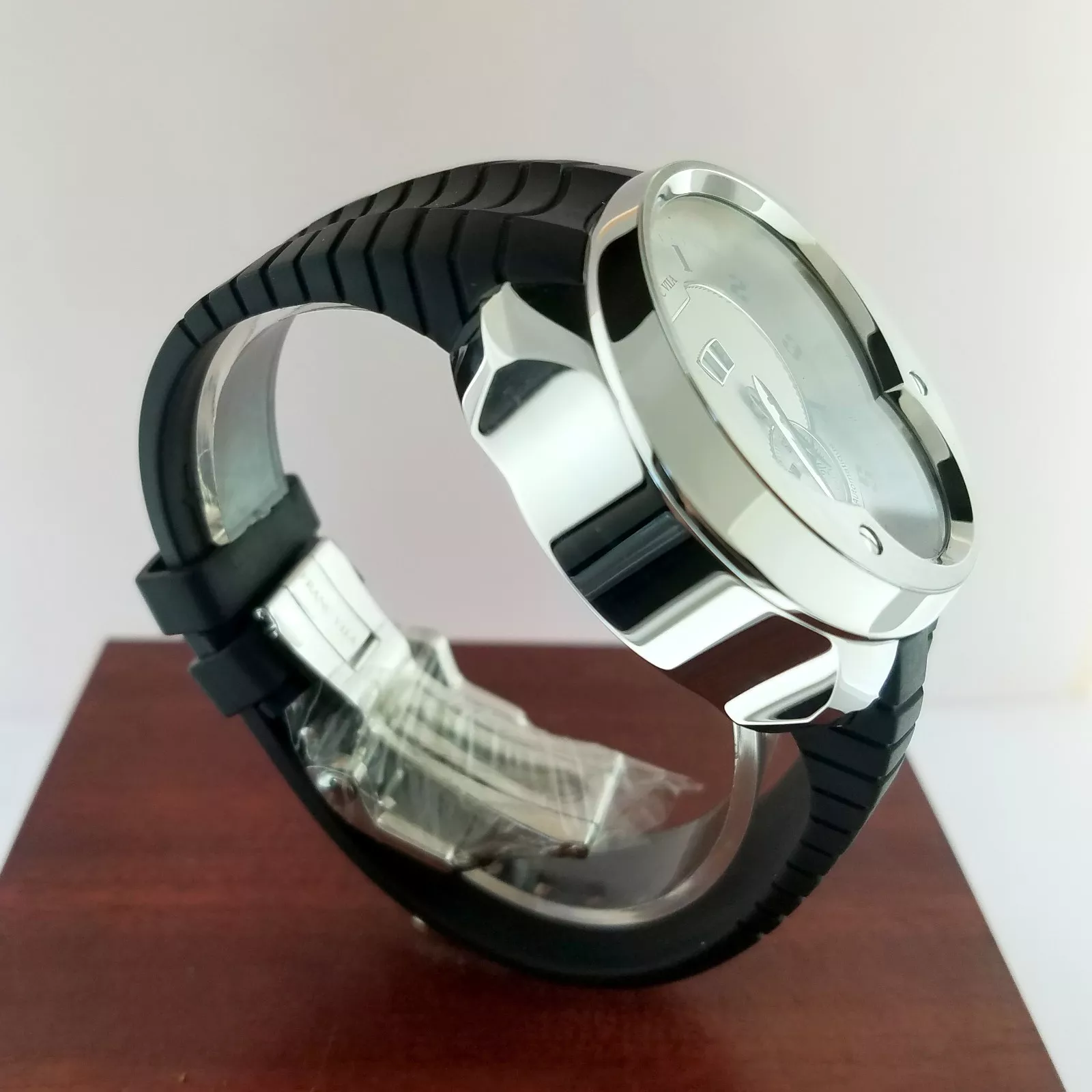 Franc Vila Esprit Unique Stainless Steel Rubber Men's Watch - Image 6