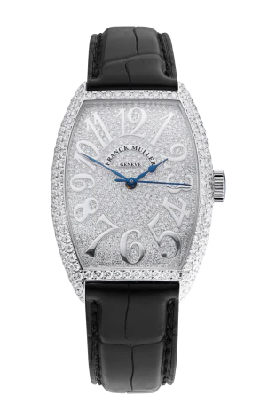 Franck Muller Curvex 18K White Gold & Diamonds Unisex Watch