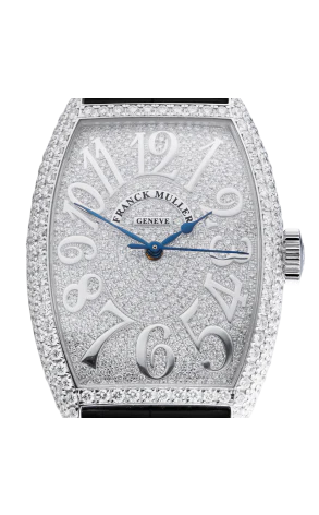 Franck Muller Curvex 18K White Gold & Diamonds Unisex Watch - Image 2