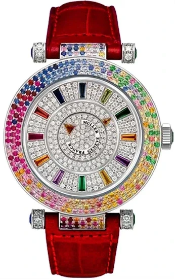 Franck Muller Double Mystery 4 Saisons 18K White Gold Lady's Watch