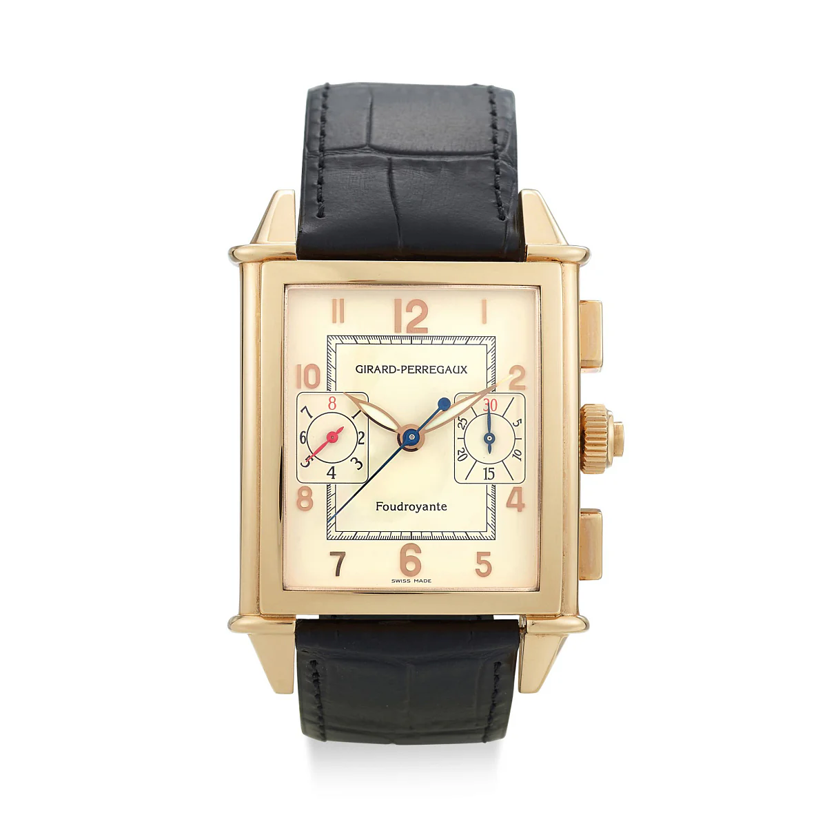 Girard-Perregaux Haute Horlogerie Vintage 1945 XXL Split Second Chronograph Foudroyante 18K Rose Gold Men's Watch