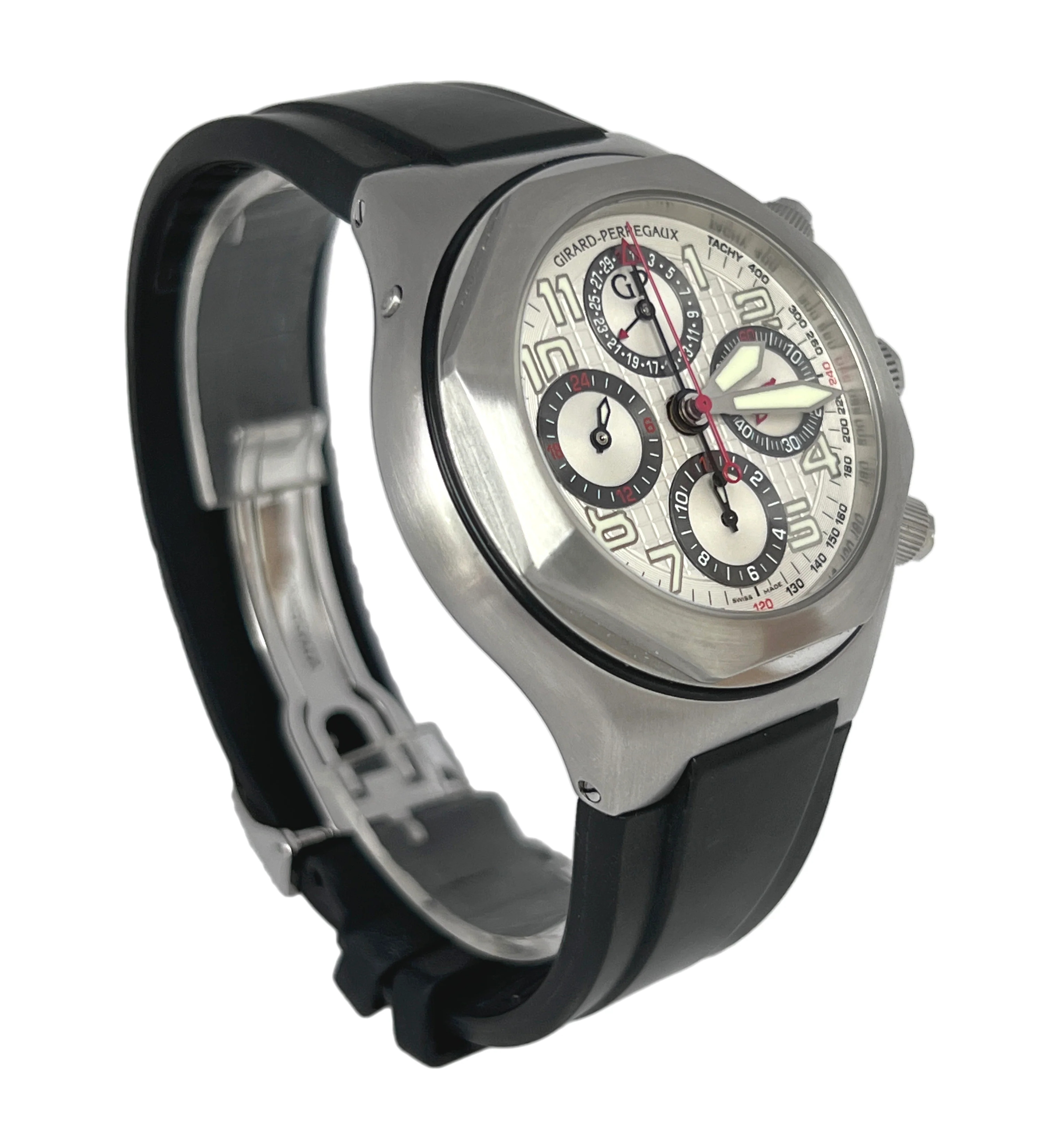 Girard Perregaux Laureato Evo 3 Chronograph Stainless steel Mens Watch - Image 3
