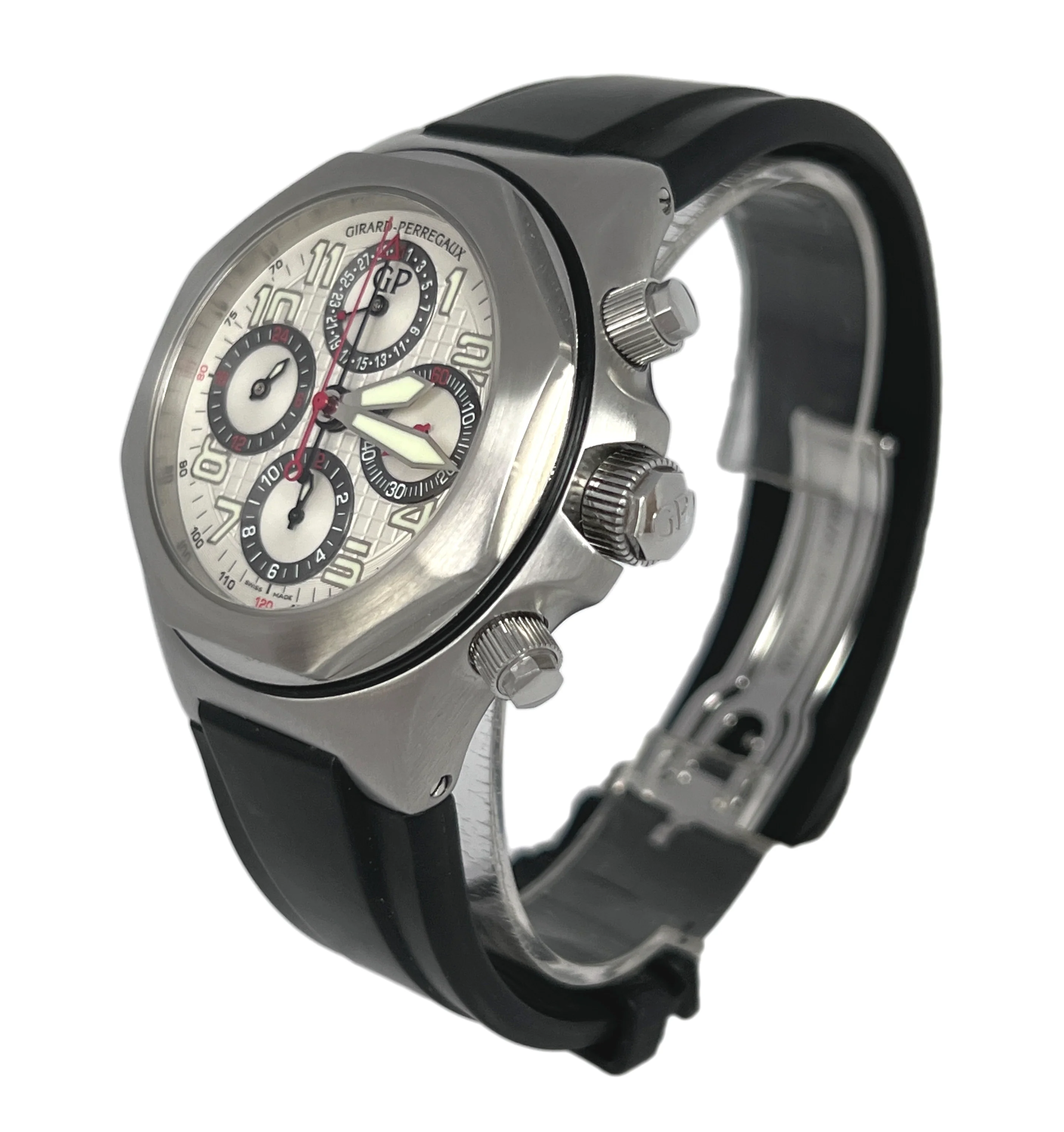 Girard Perregaux Laureato Evo 3 Chronograph Stainless steel Mens Watch - Image 4