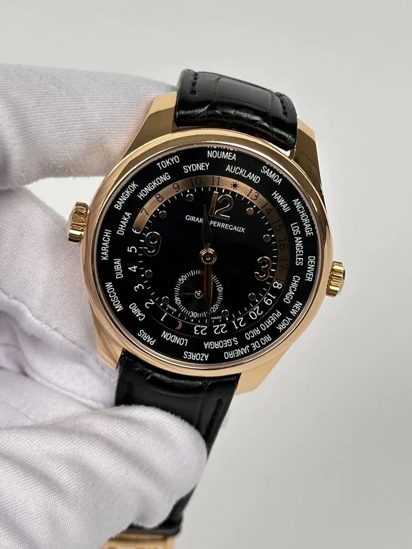 Girard Perregaux Traveller WW.TC Small Second 18K Rose Gold Men's Watch - Image 3