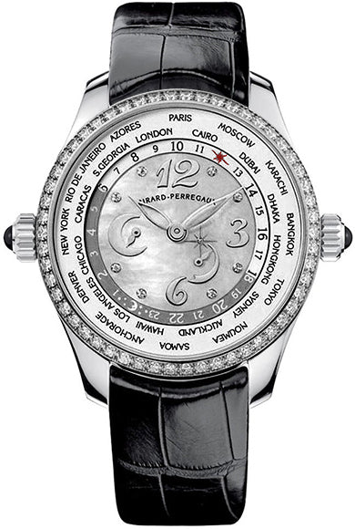 Girard-Perregaux WW.TC Stainless Steel & Diamonds Ladies Watch
