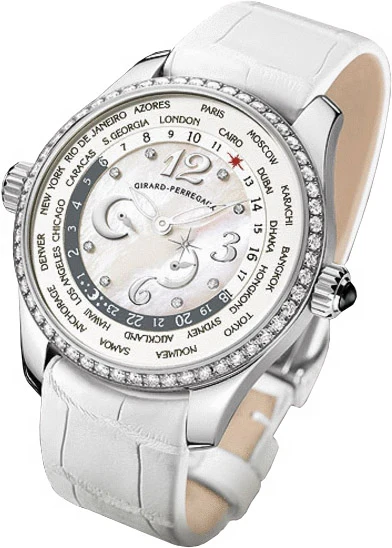 Girard Perregaux WW.TC Stainless steel & Diamonds Lady's Watch - Image 2