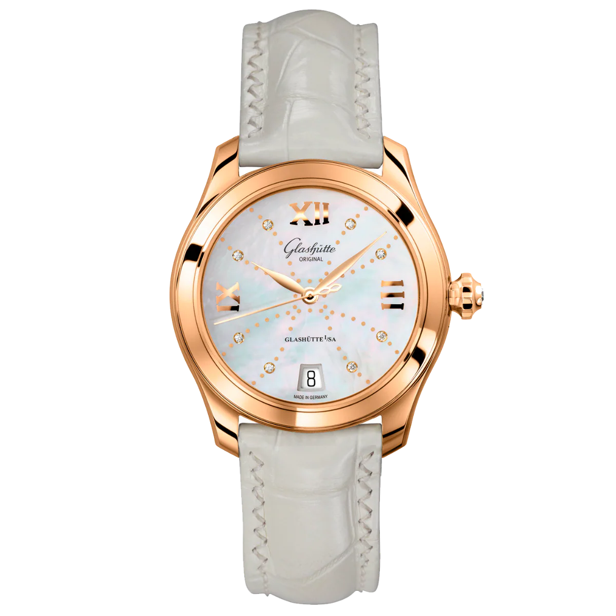 Glashutte Original Lady Collection Serenade 18K Rose Gold Lady's Watch