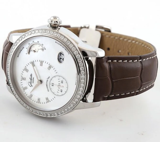 Glashutte Original Pano Matic Luna Stainless steel Ladies Watch - Image 4