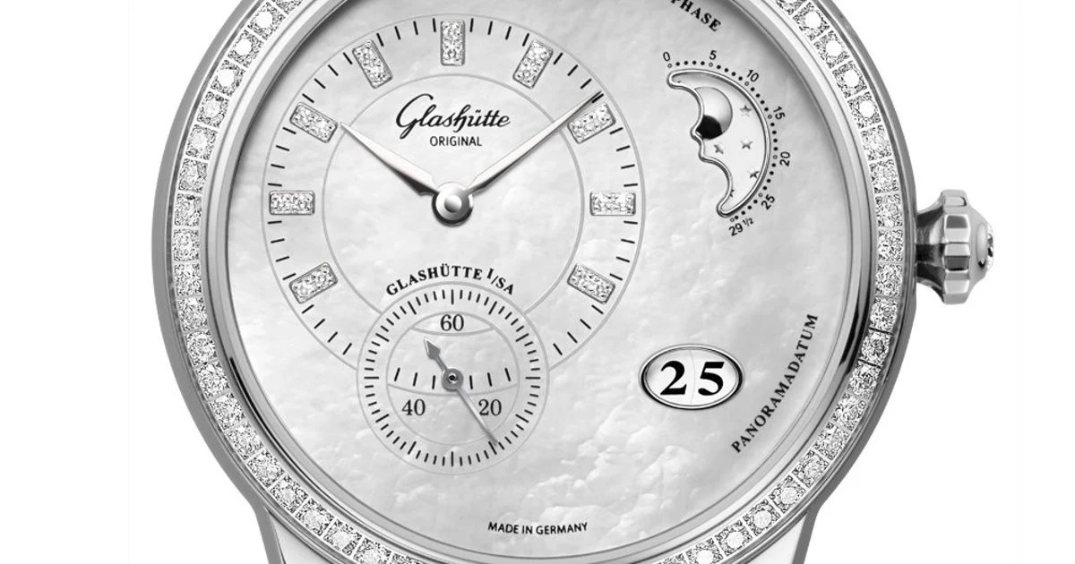 Glashutte Original Pano Matic Luna Stainless steel Ladies Watch - Image 3